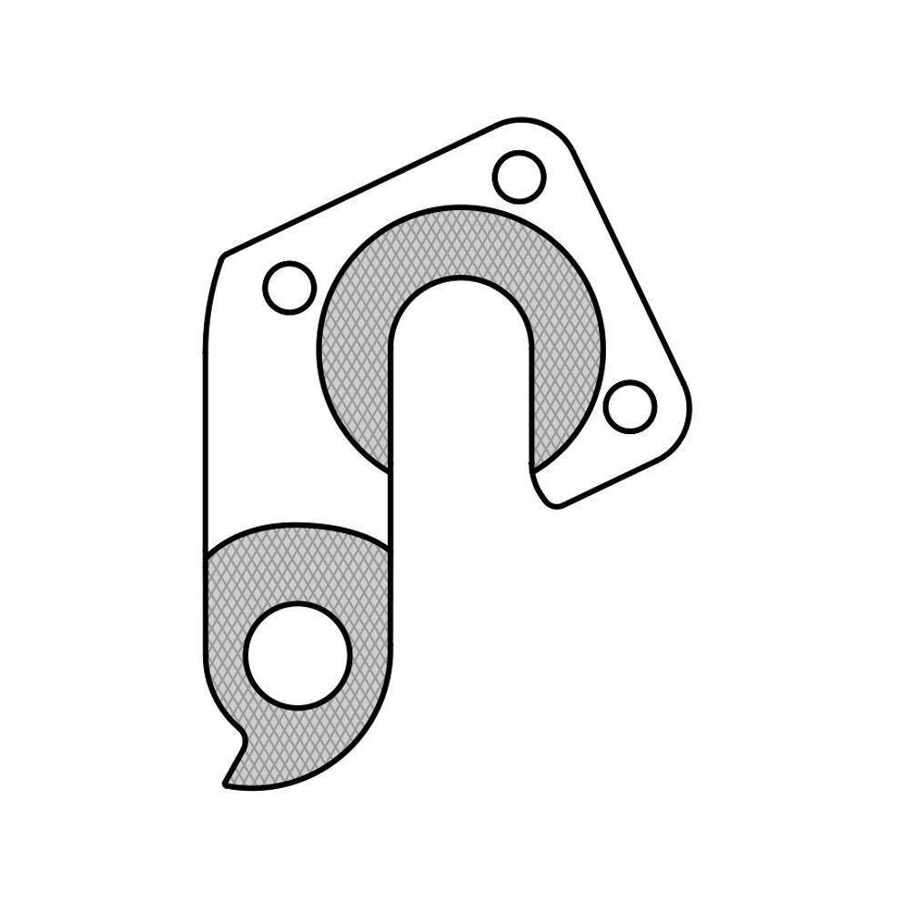 derailleur patte ghost, merida, felt et autres gh213 gh-213 5/6