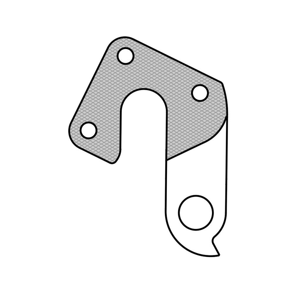 derailleur patte ghost, merida, felt et autres gh213 gh-213 4/6