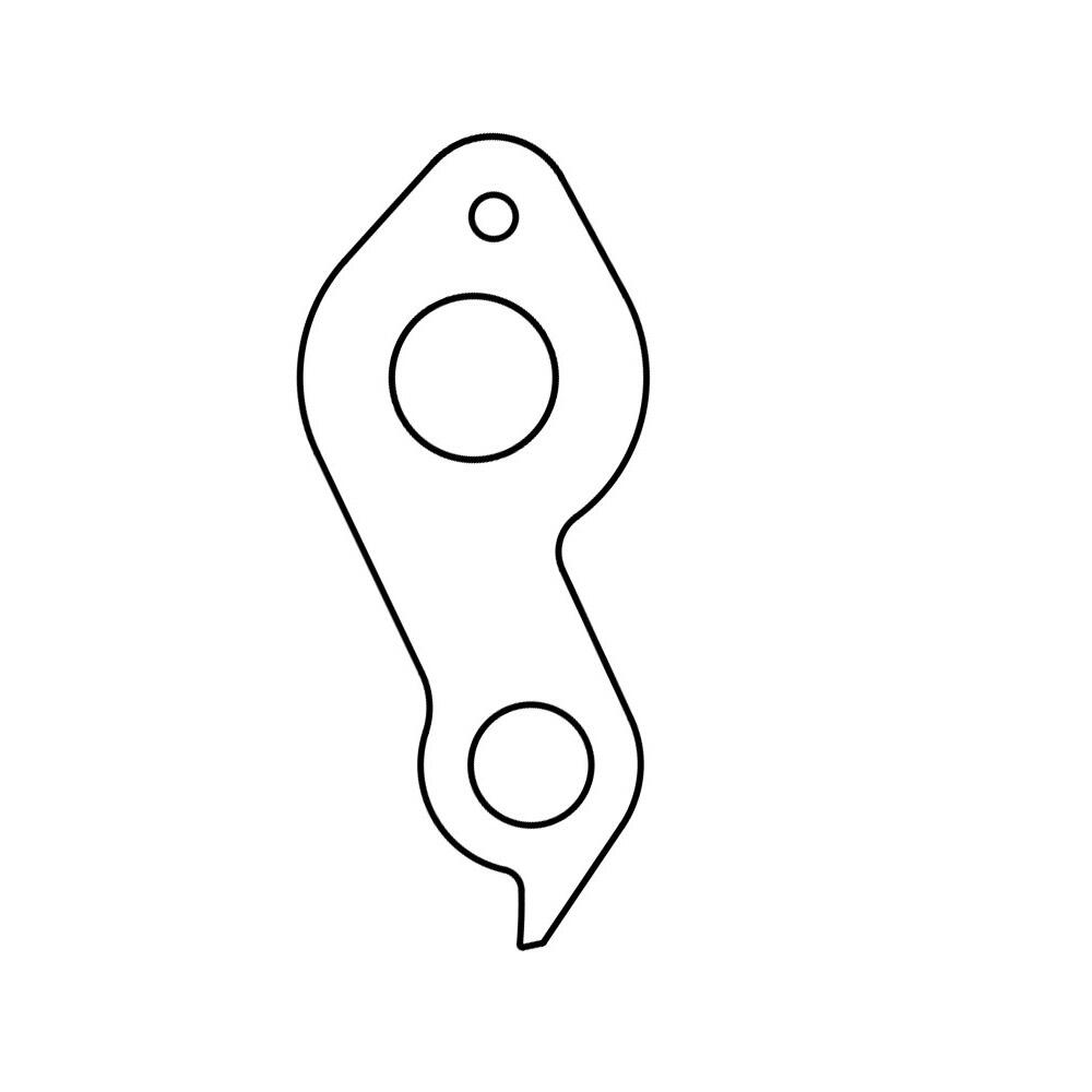 Patte derailleur alu  adaptable    cadre focus (gh - 214) 5/6