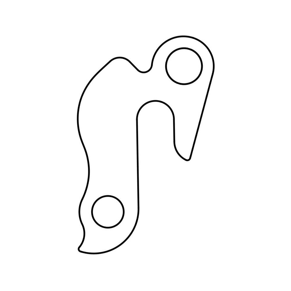 Patte derailleur alu  adaptable    cadre wilier (gh - 239) 5/6