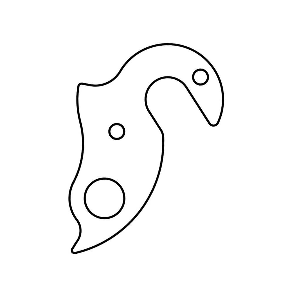 Patte derailleur alu  adaptable    cadre merida / wilier / centurion (gh - 240) 5/6