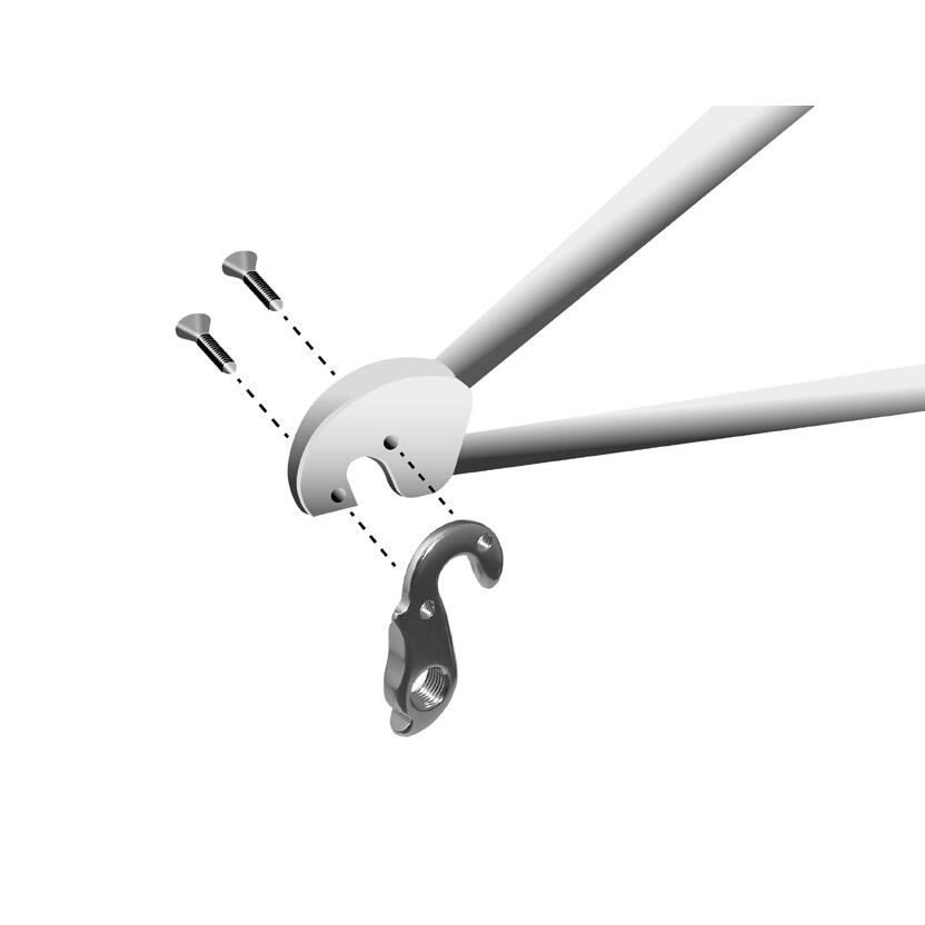 Rechtes hinteres Ausfallende Union gh-039 5/6