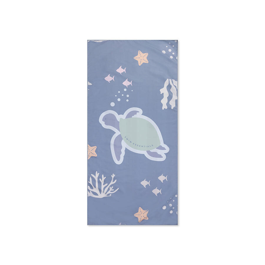 Serviette de plage microfibre - bleu - Coral Bliss - 135 x 65 cm 5/7