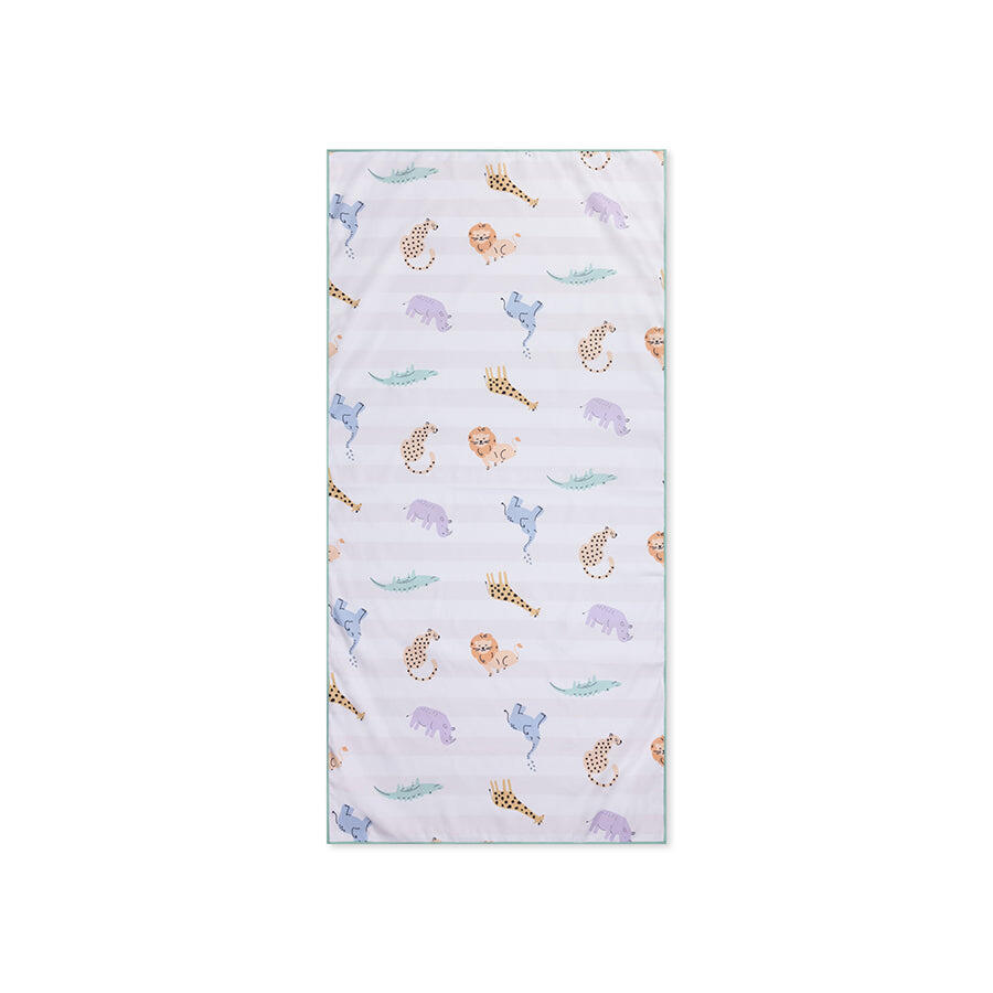 Toalla de playa de microfibra - Multicolor - Wild Life - 135 x 65 cm 4/5