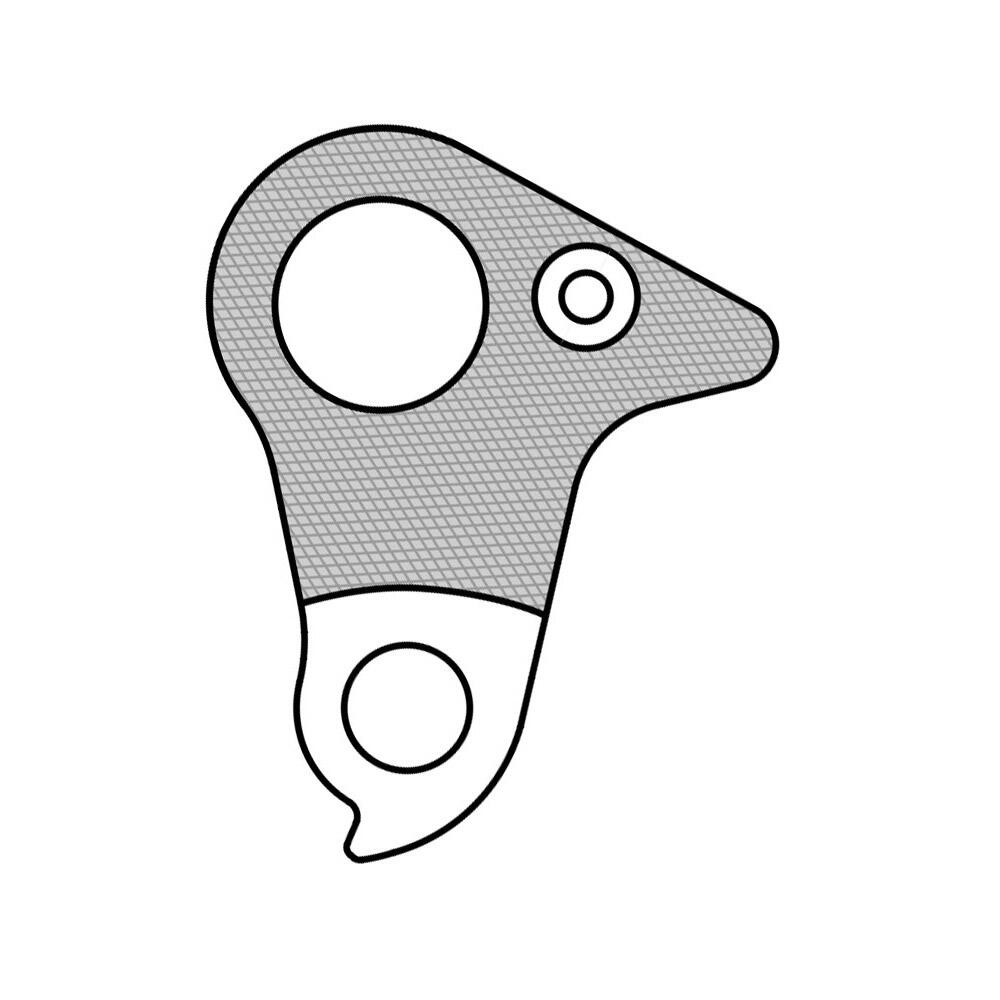 Rechtes hinteres Ausfallende Union gh-232 4/6