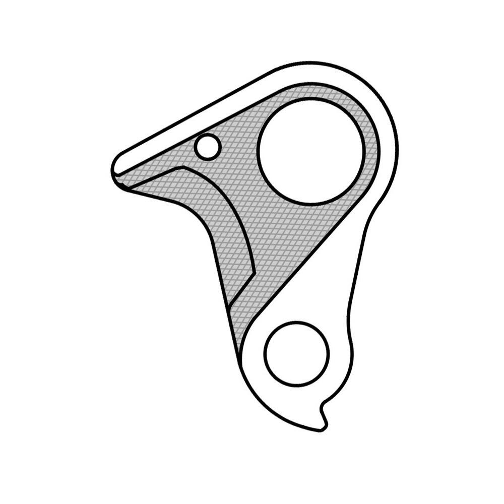 Rechtes hinteres Ausfallende Union gh-232 5/6