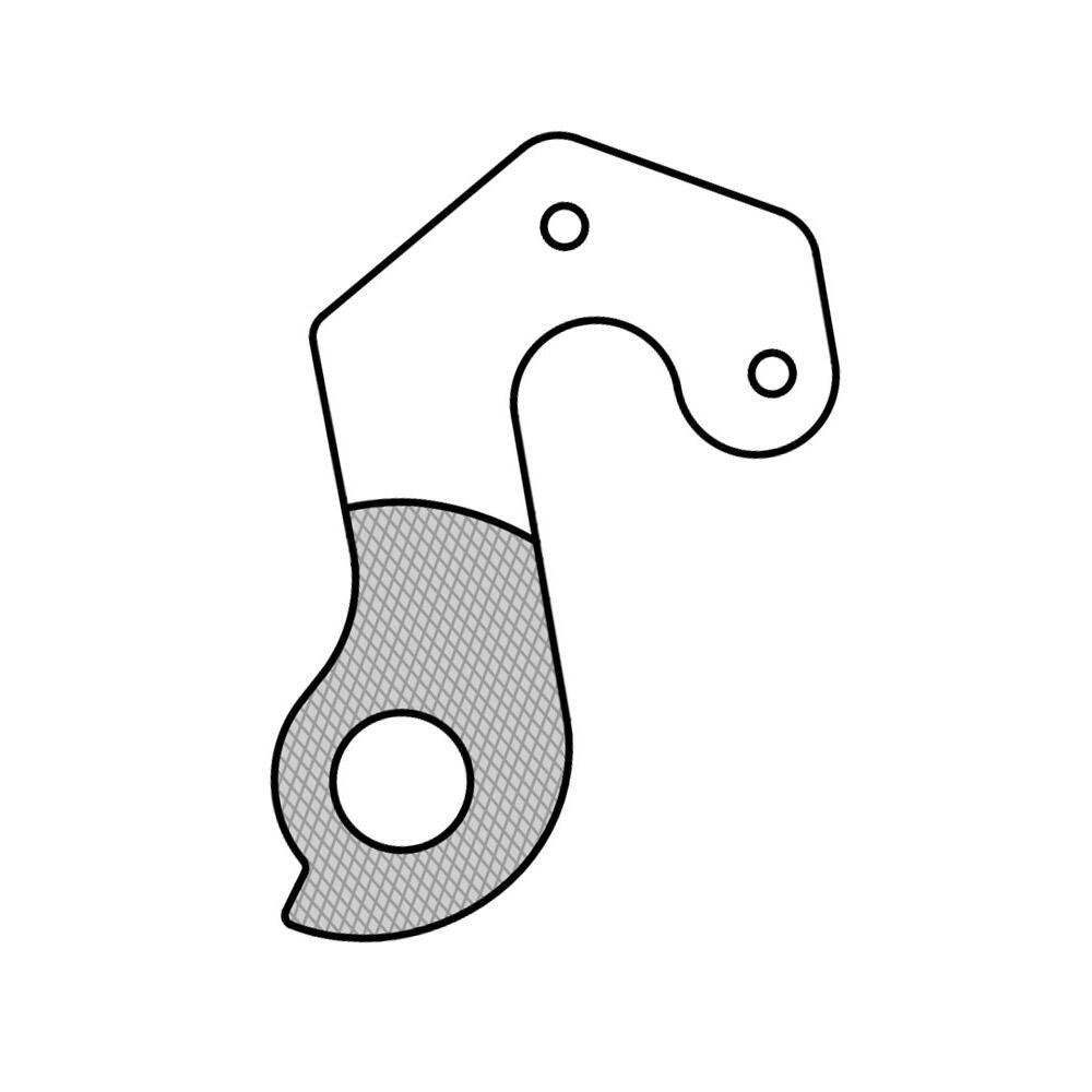 Patte derailleur alu  adaptable    cadre bmc (gh - 226) 5/6