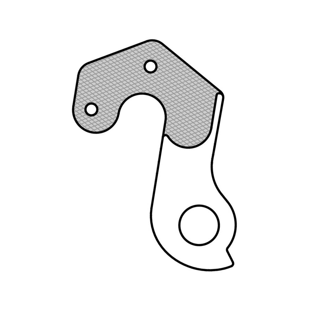 Patte derailleur alu  adaptable    cadre bmc (gh - 226) 4/6