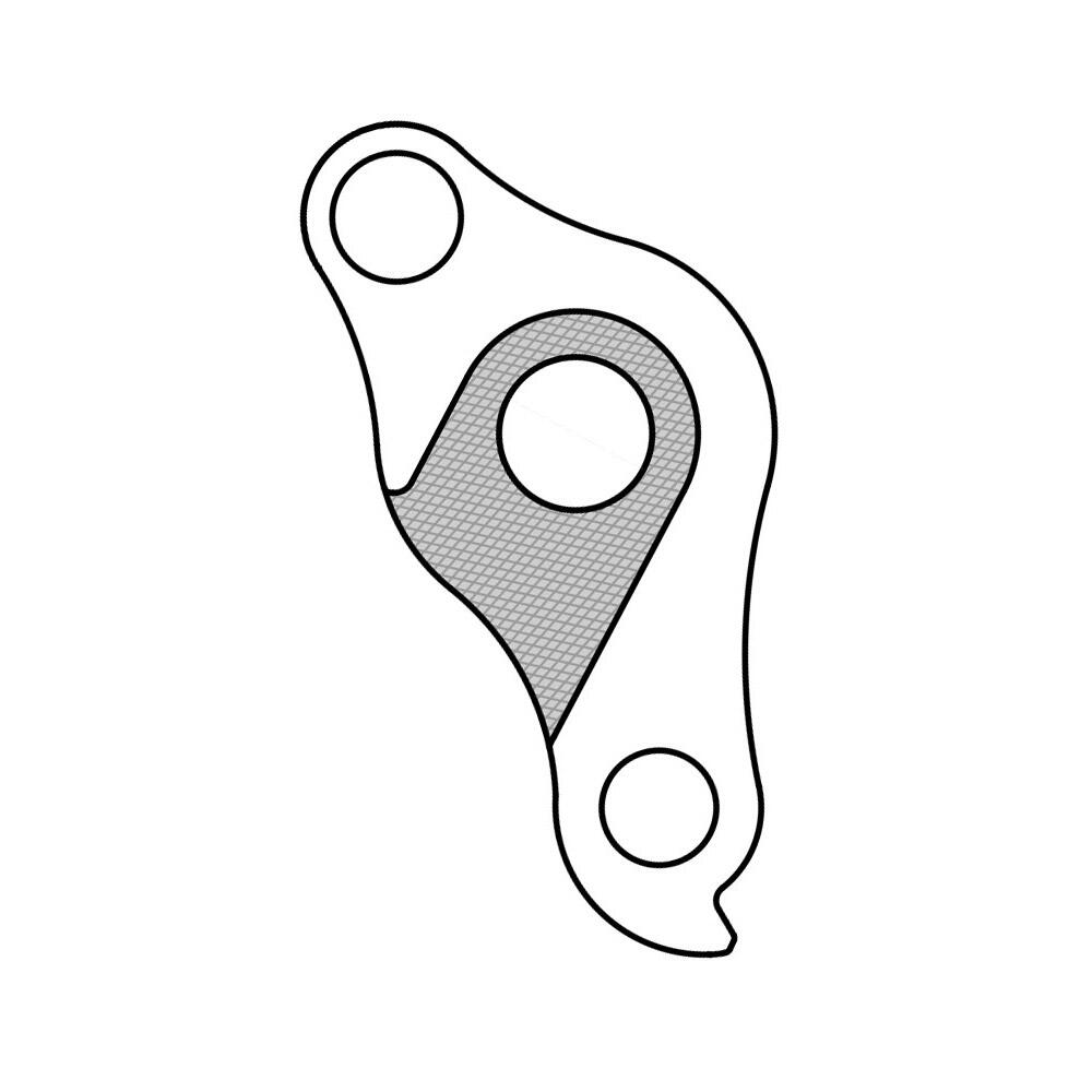 Patte derailleur alu  adaptable    cadre focus (gh - 215) 4/6