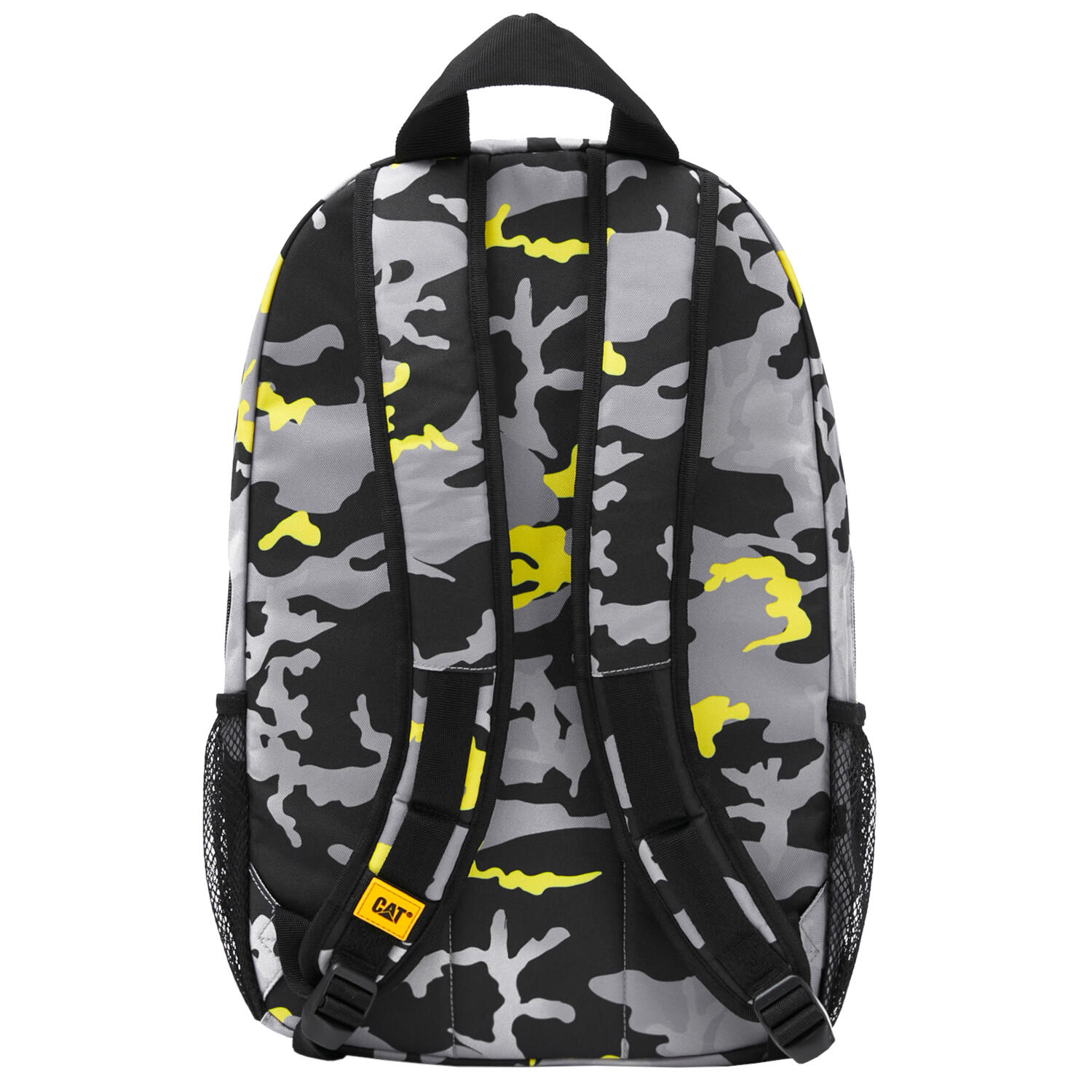CATERPILLAR CAT Benson Simple Backpack 84718 – AOP Camo Black/Grey/Yellow 634 3/4