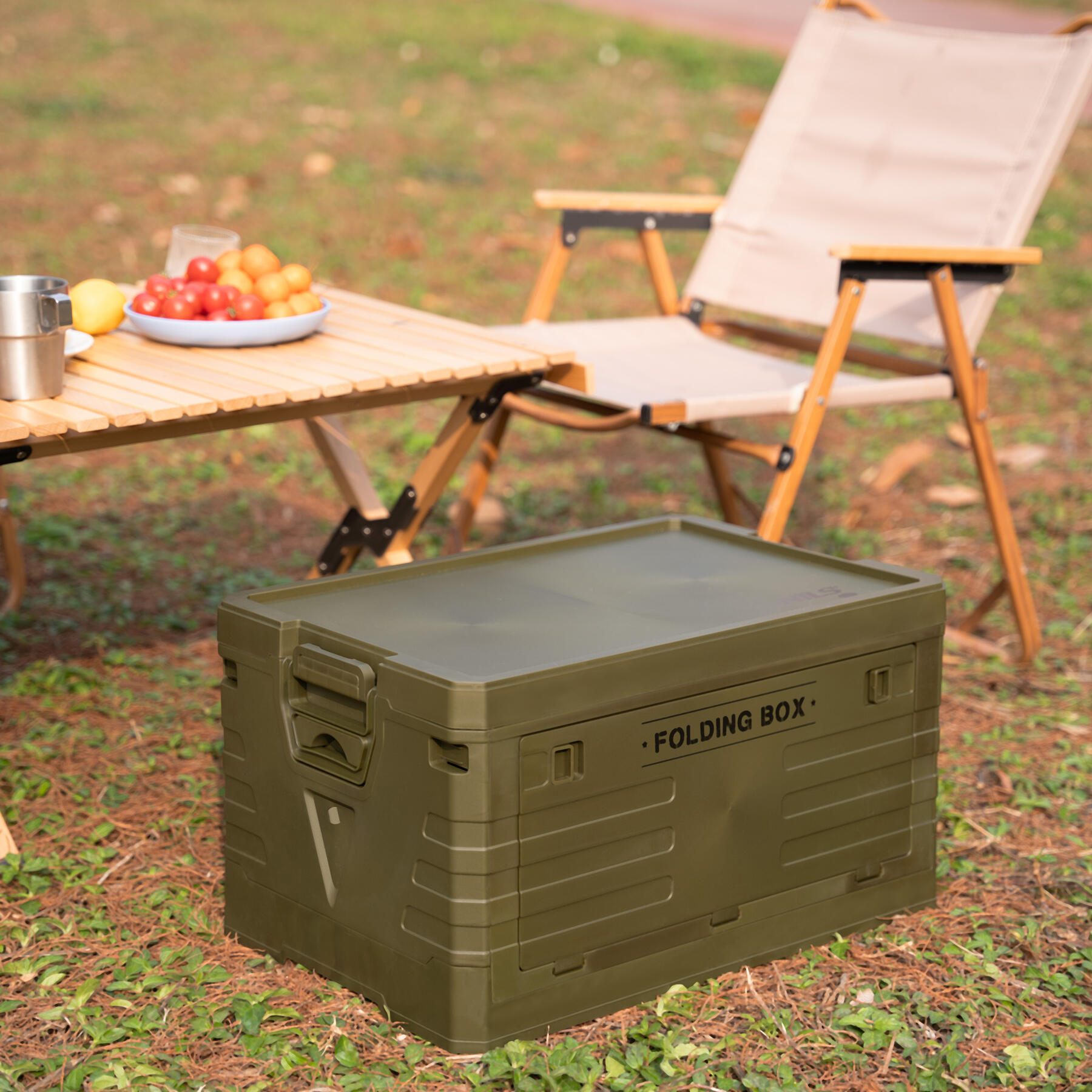 Coffre de camping pliable avec couvercle 50 L NCB4004 NILS CAMP 5/7