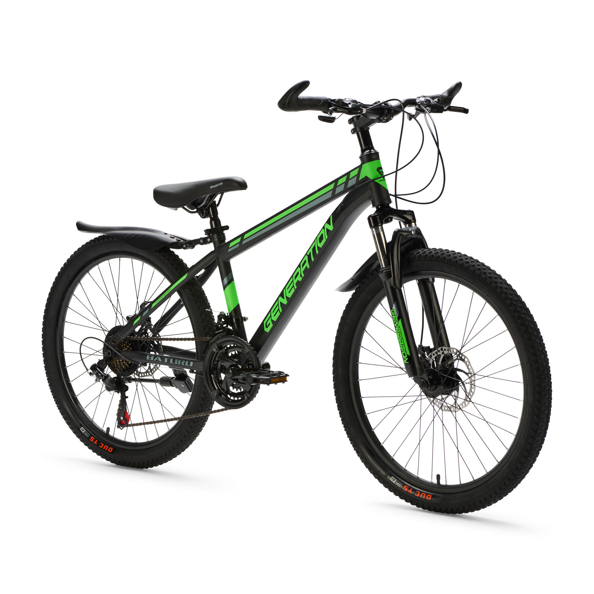 Generation Baturo VTT 24 pouces - Vert - Garde-boue 3/5