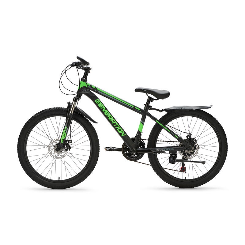 Generation Baturo VTT 24 pouces - Vert - Garde-boue
