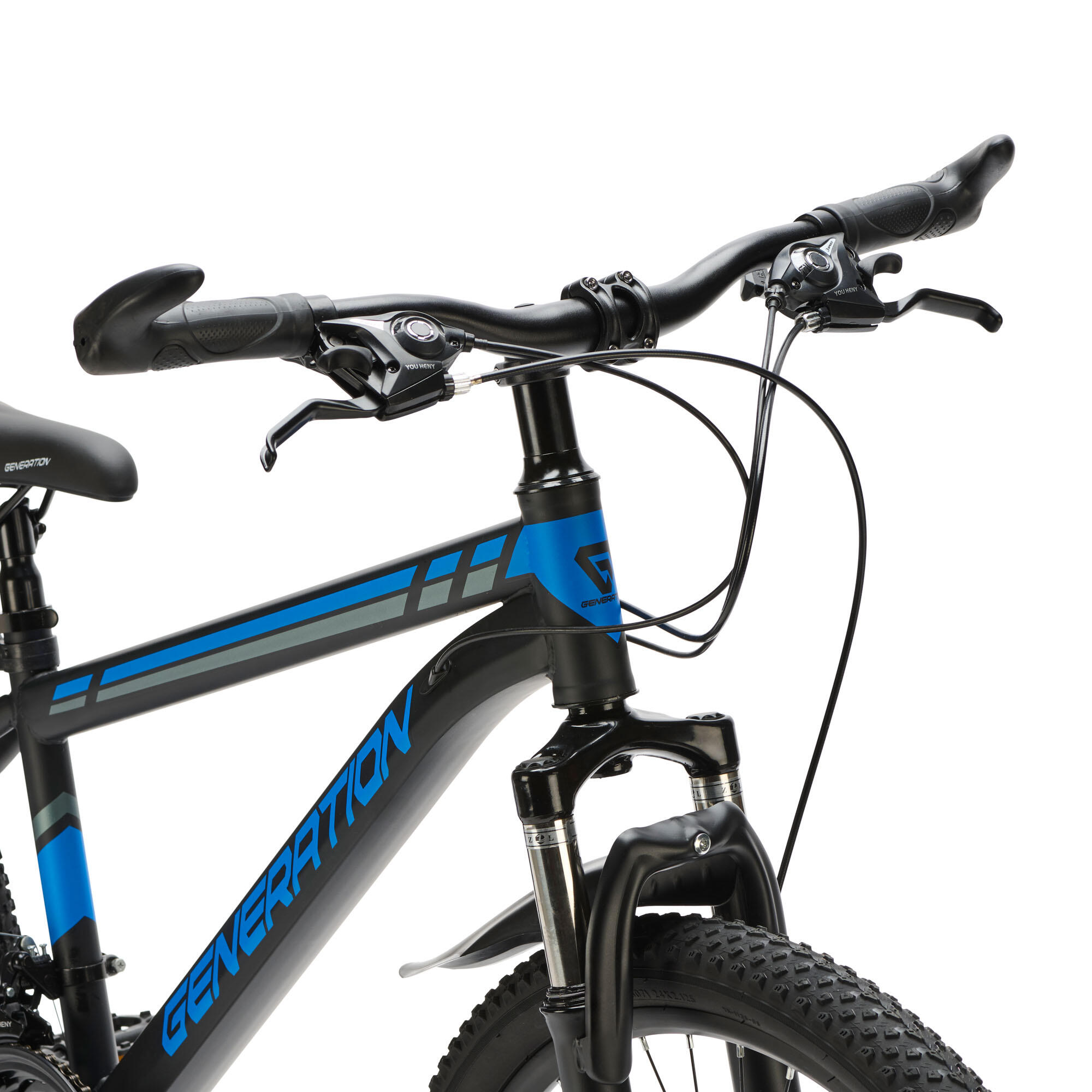 Generation Baturo mountainbike 24 inch - Blauw - Spatborden 4/5