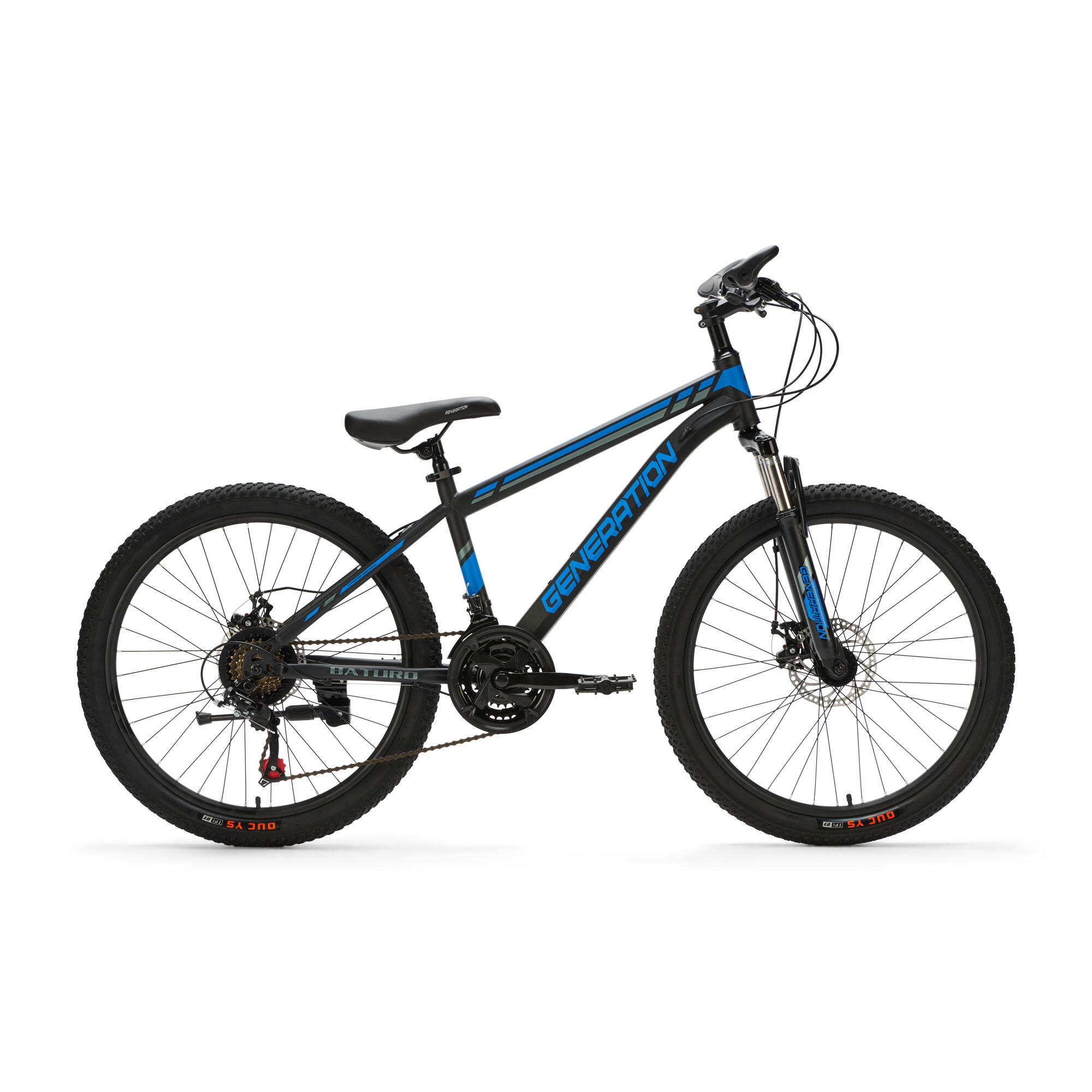 Generation - Generation Baturo Vtt 24 Pouces - Bleu - Vélo Enfant - Bleu - 24" - Decathlon
