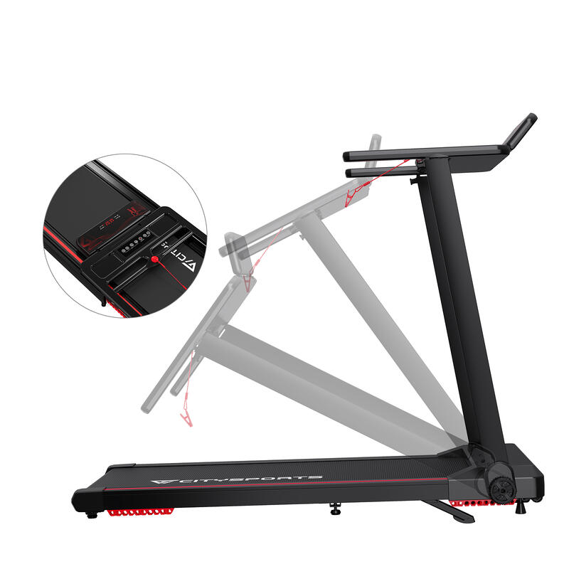 Bieżnia elektryczna CITYSPORTS WP9, nachylenie 7,7%, 1400W, 12KM/H
