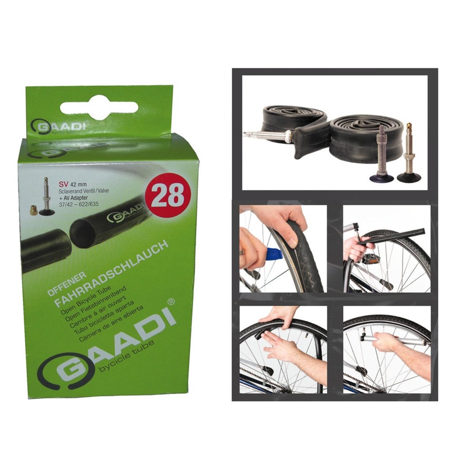 RUBENA Camera d'aria Gaadi 28" 40/47-622/635 Valvola Dunlop 40 mm 2 estremità