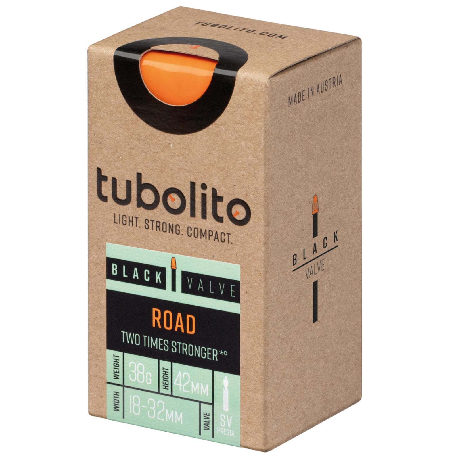 Dętka - Tubo-Road-700C-SV42 - Czarny - Tubolito 2/5