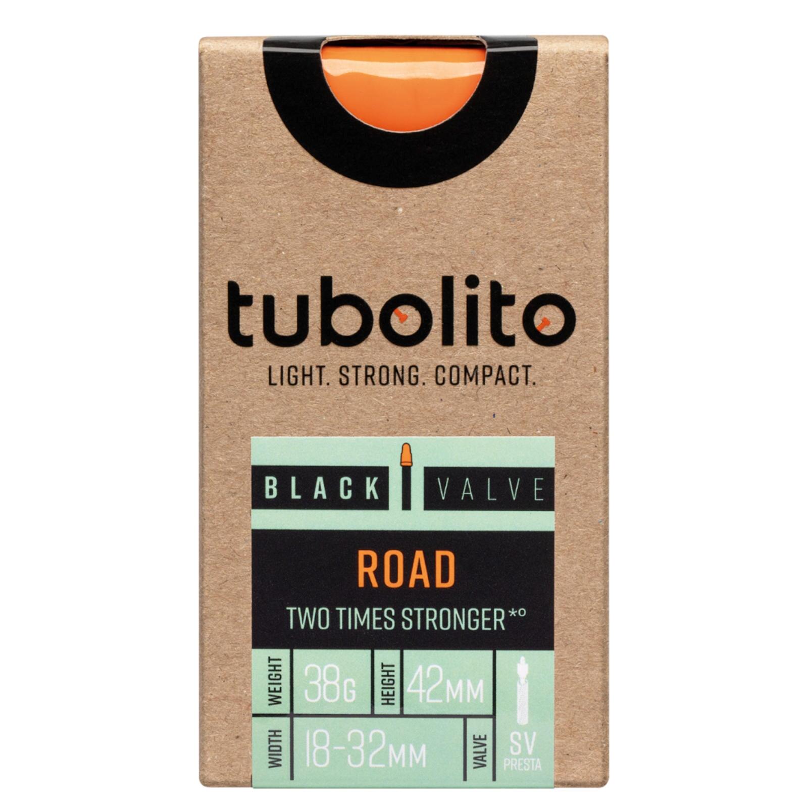 Dętka - Tubo-Road-700C-SV42 - Czarny - Tubolito