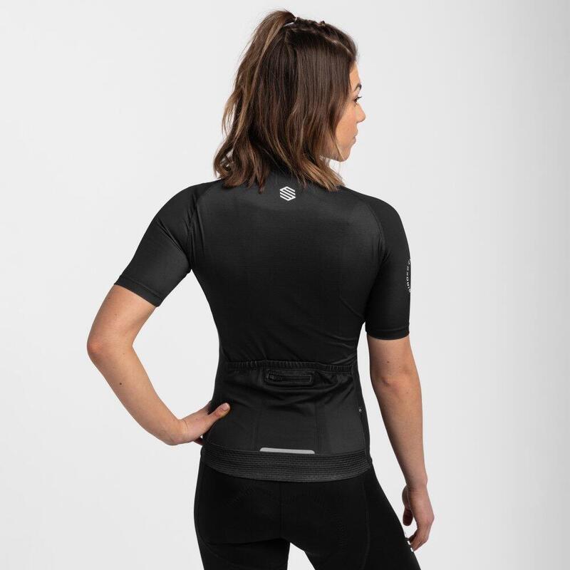 Camisola de ciclismo manga curta mulher M2 New Moon Preto