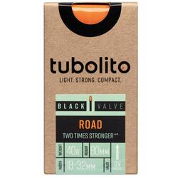 Chambre A Air Tubo-Road-700C-SV80 Black TUBOLITO