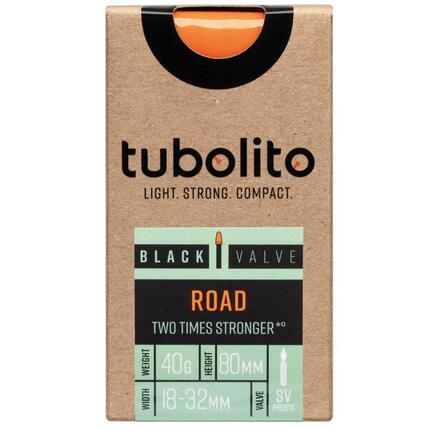 Tubolito Tubo Road 700C chambre à air 18-622 - 32-622 80 mm valve SV noire