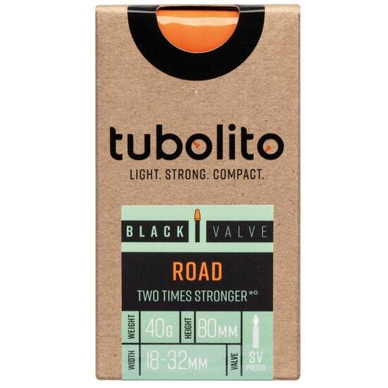 Tubolito Tubo Road 700C chambre à air 18-622 - 32-622 80 mm valve SV noire