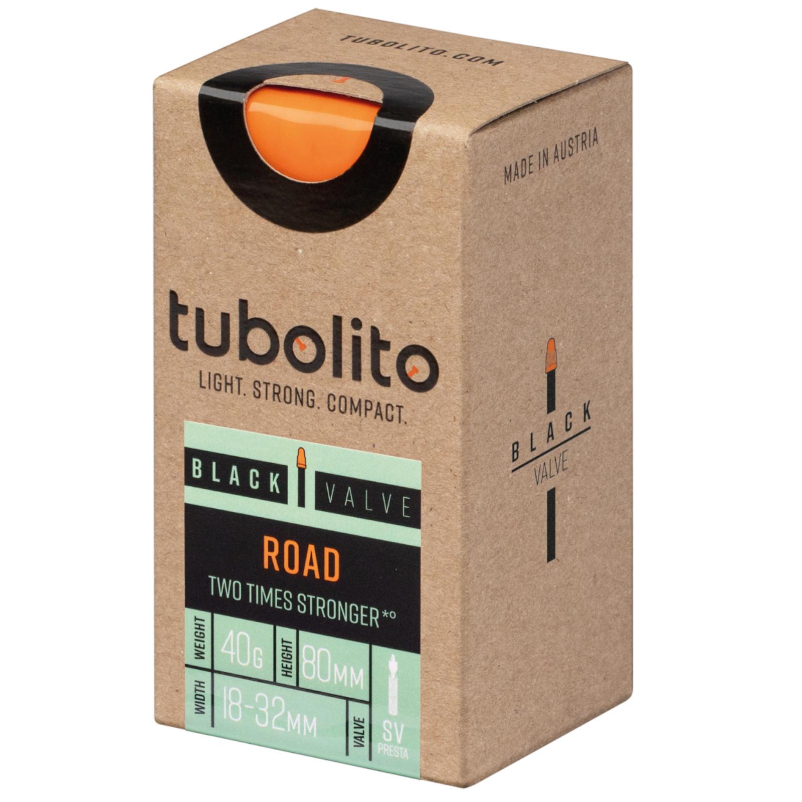 Dętka - Tubo-Road-700C-SV80 - Czarny - Tubolito 2/5