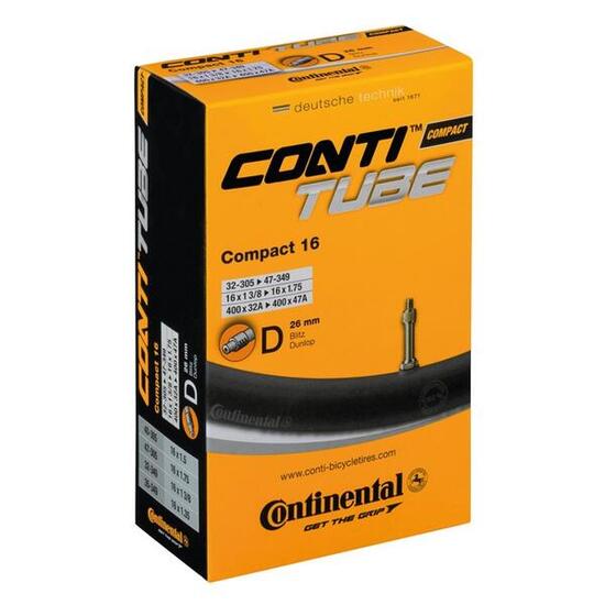 Continental Schlauch Compact 16 16x1 3/8-1.75" 32/47-305/349 DV 26mm