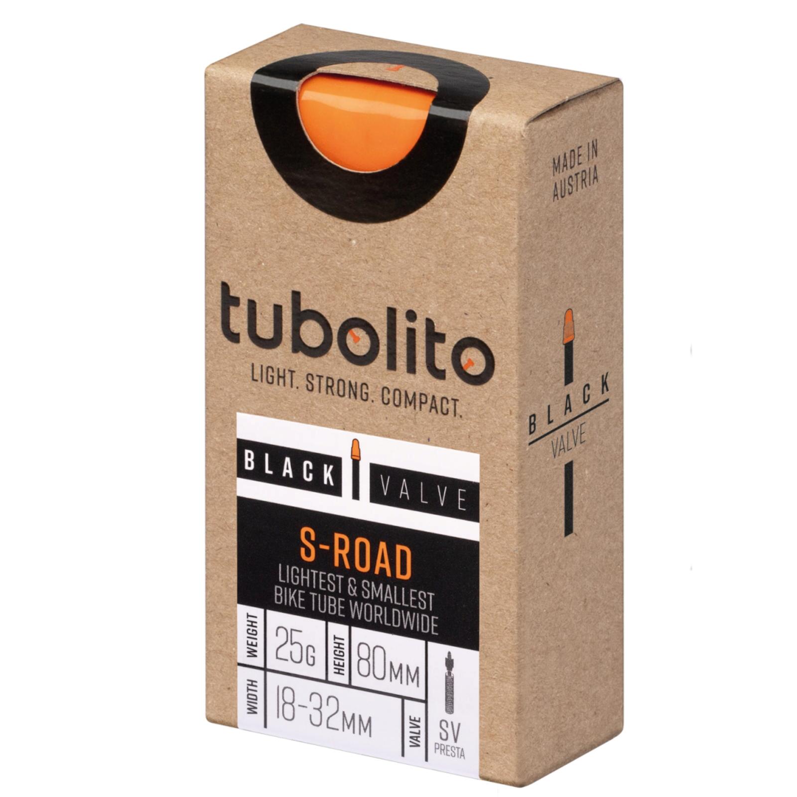 Chambre à air - S-Tubo-Road-700C-SV80 - Black - Tubolito 2/5