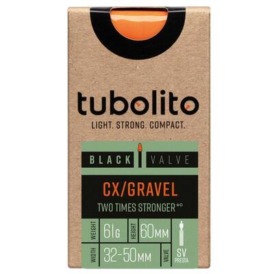 Tubolito cx/gravel all binnenband – 42 mm ventiel – zwart
