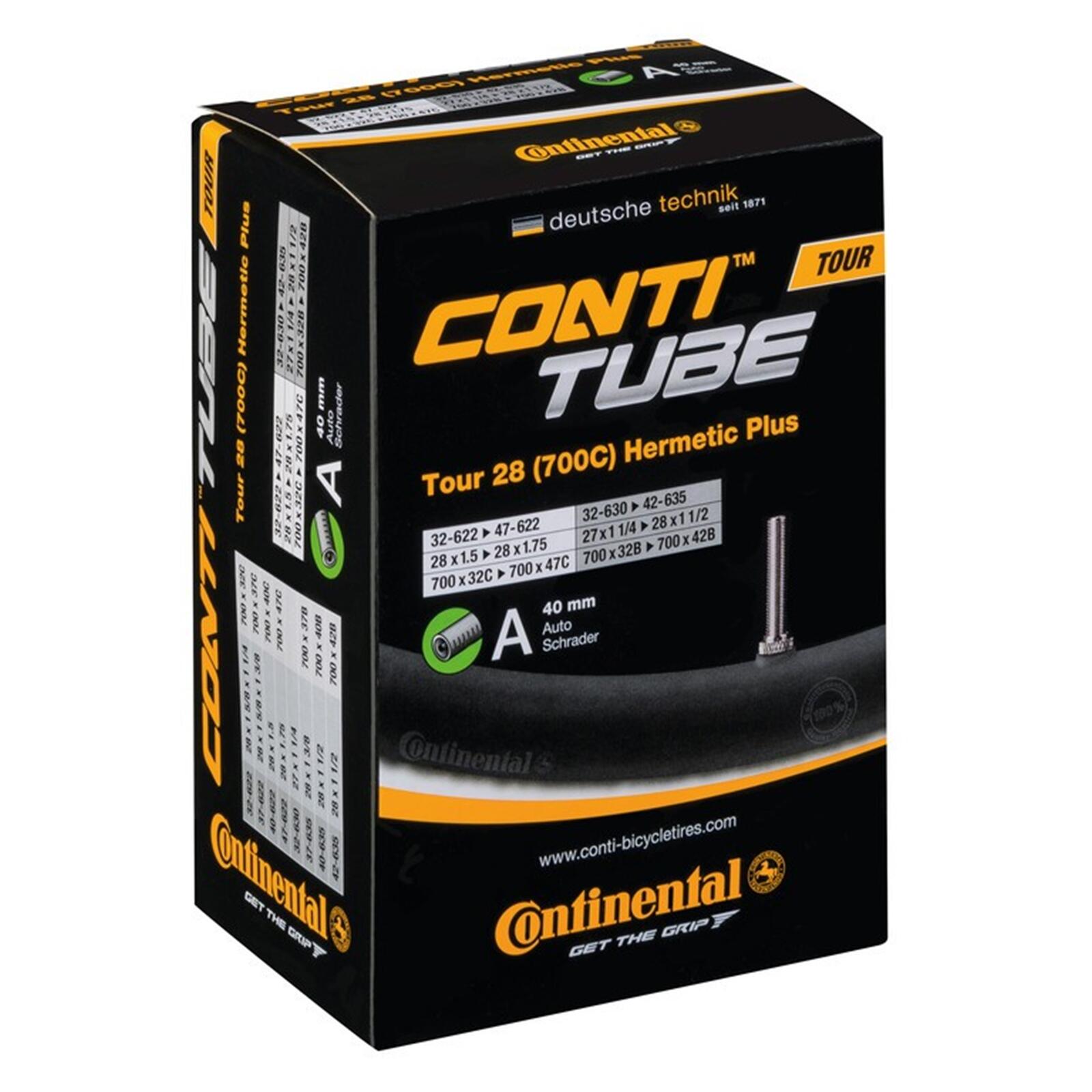 CONTINENTAL Continental Bib Hermetic+ AV17 42mm Tour Binnenband 28 inch