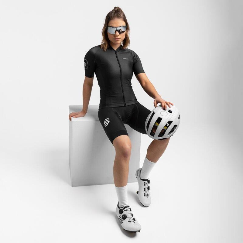 Camisola de ciclismo manga curta mulher M2 New Moon Preto