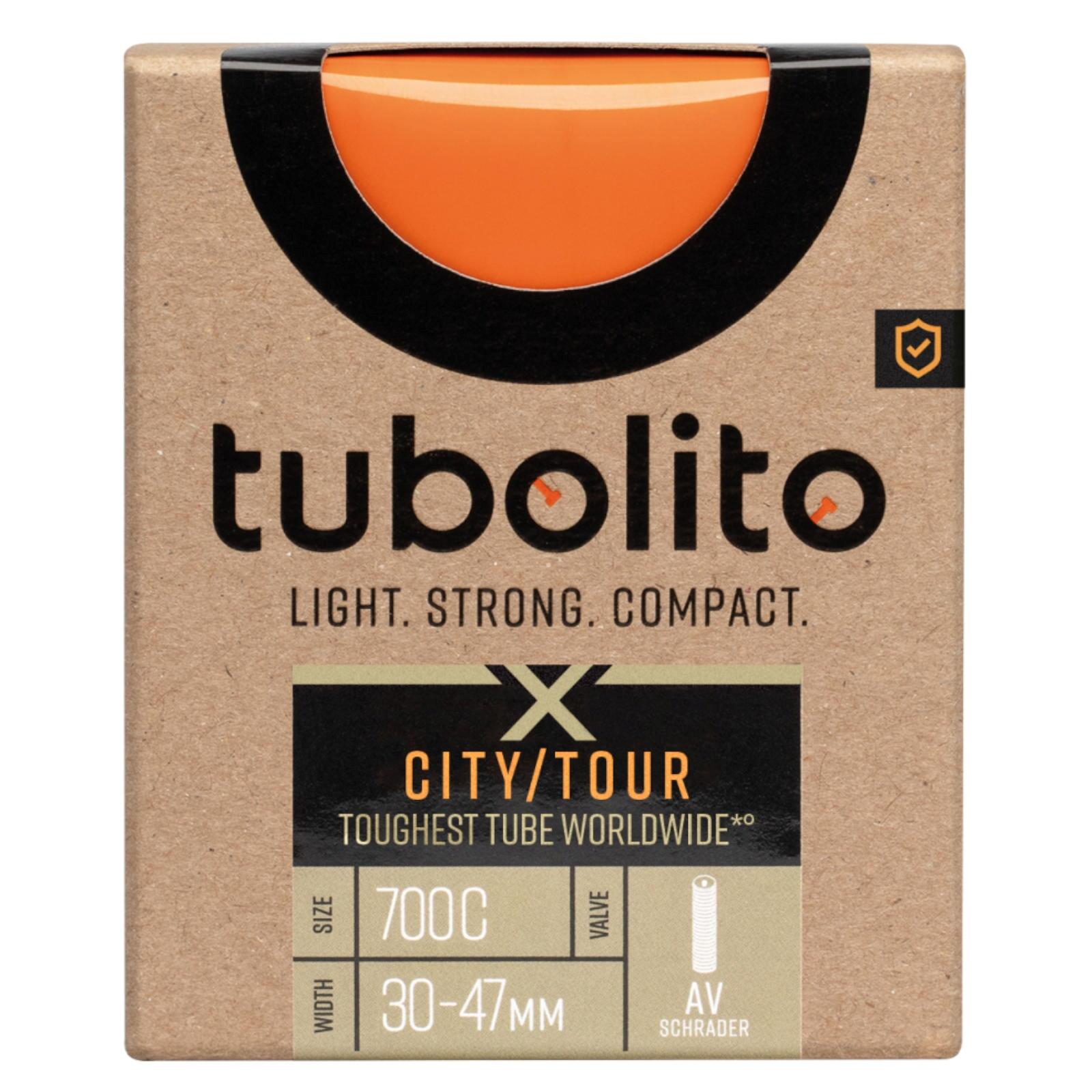 TUBOLITO Tubolito X Tubo City Tour Camera d'aria 700c Valvola Schrader 40 mm