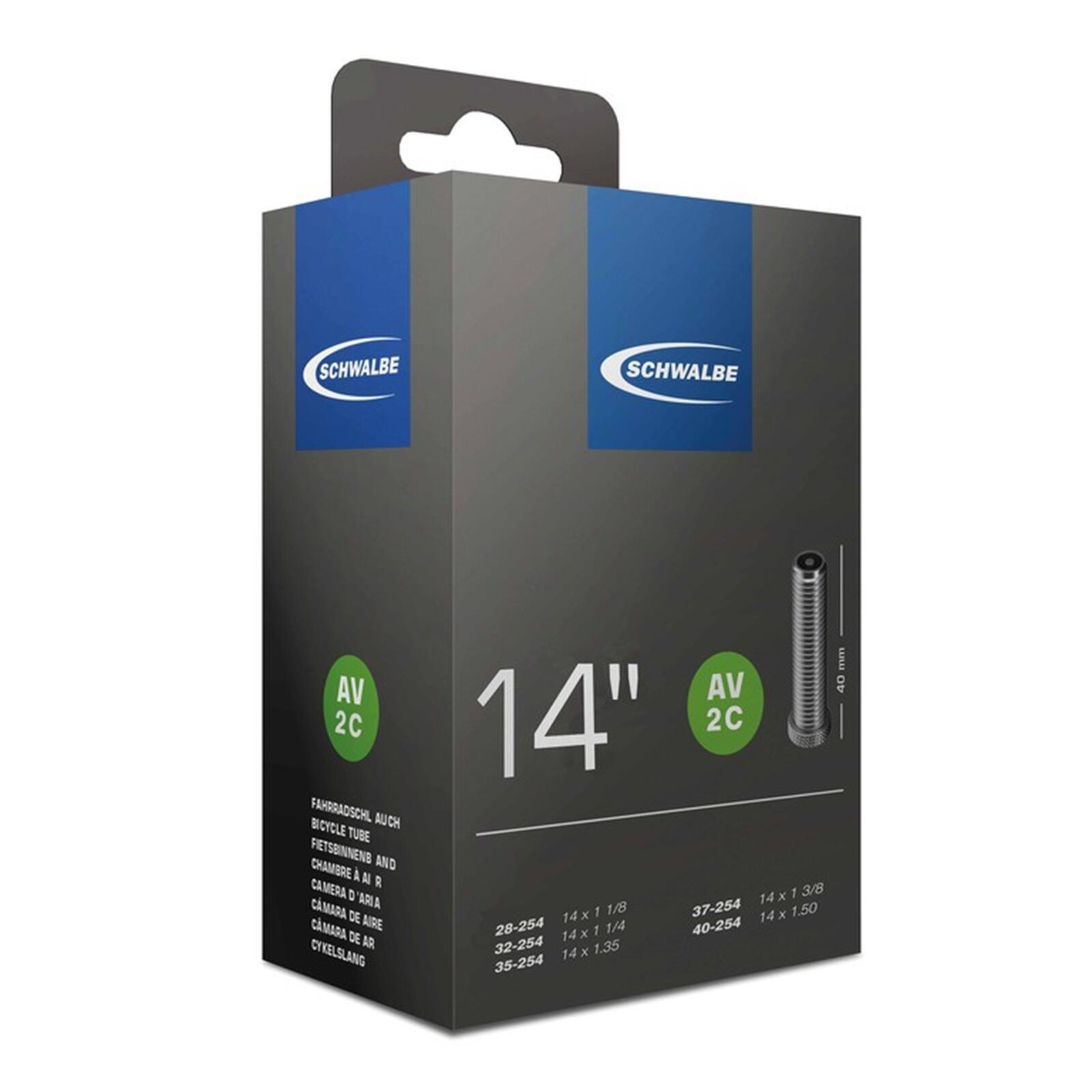 SCHWALBE SCHWALBE AV2C Aerothan camera d'aria 32/40-254 AV 40 mm.