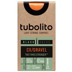Chambre à Air Tubolito Tubo-CX/Gravel-All 700 mm Presta 42 mm Orange/Noir