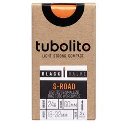 Chambre à Air Tubolito S-Tubo-Road 700 mm Presta 60 mm Orange/Noir