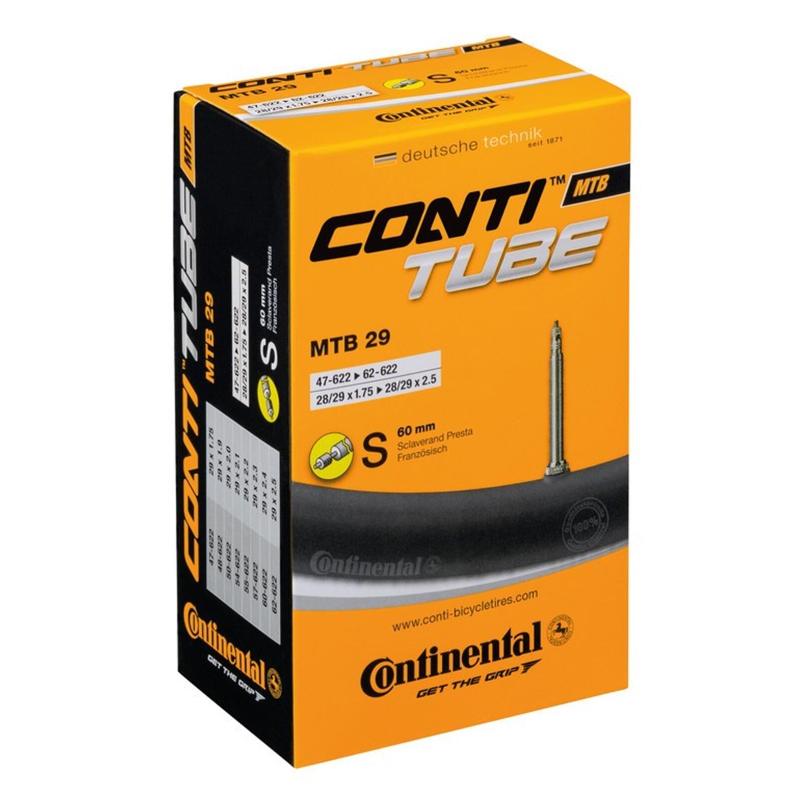 CONTINENTAL Camera d'aria CONTINENTAL MTB 28 / 29x1,75 - 2,5 Presta 60mm