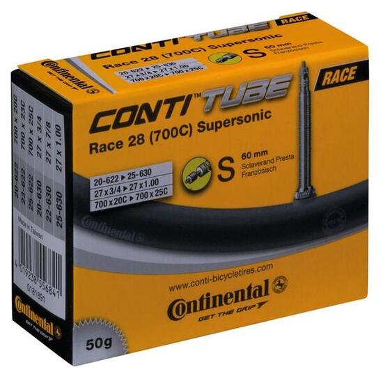 Continental Schlauch Race 28 Supersonic 28" 700x20/25C 20/25-622/630 SV 60mm