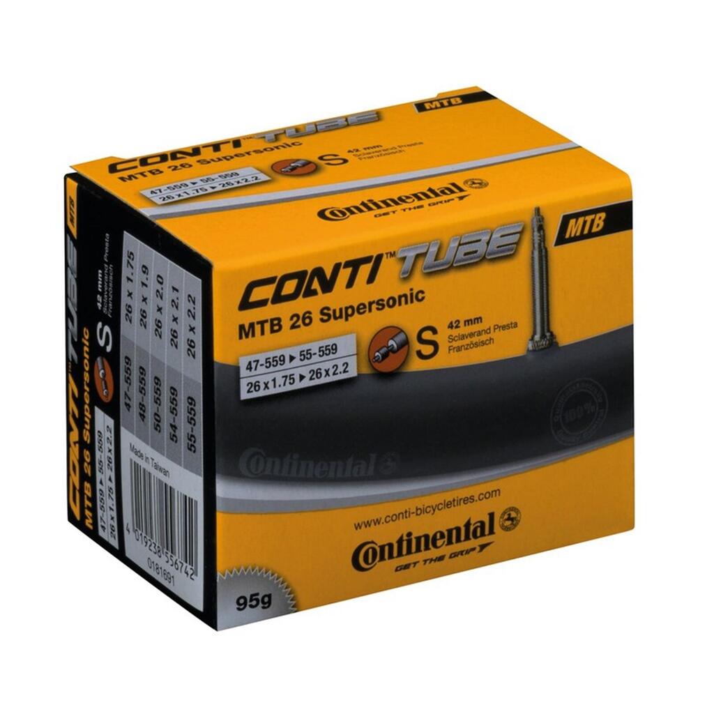 CONTINENTAL Inner Tube SUPERSONIC 26x1.75-2.20'' Presta Valve