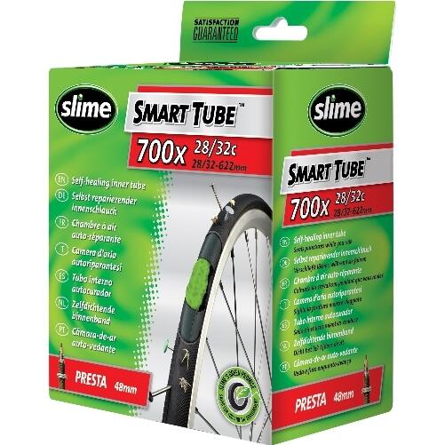 Camera d'aria della valvola Presta con fluido antiforatura Slime 700 x 28-35 2/2
