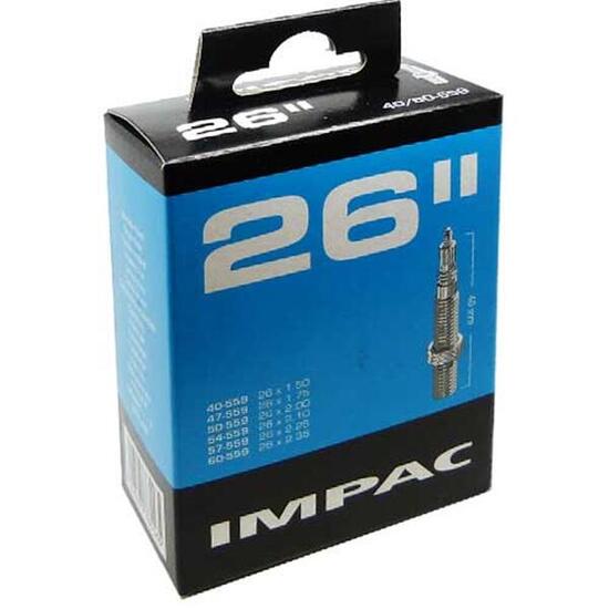 Camera d'aria Impac SV26 26x1.50–26x2.35 Valvola Sclaverand 40 mm.