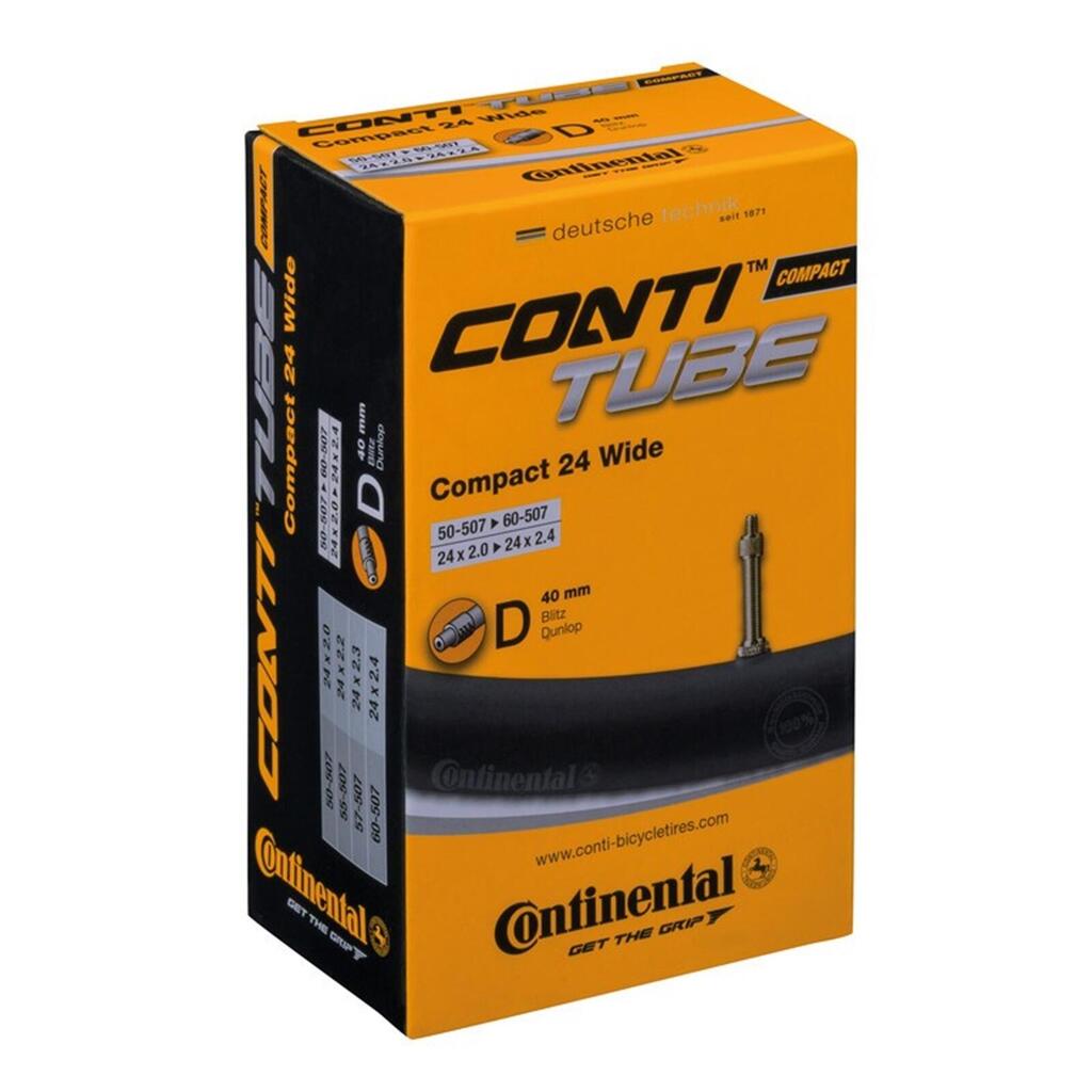 Continental Inner Tube DV10 Compact Wide 24 Inch - Ideal for Your Bike