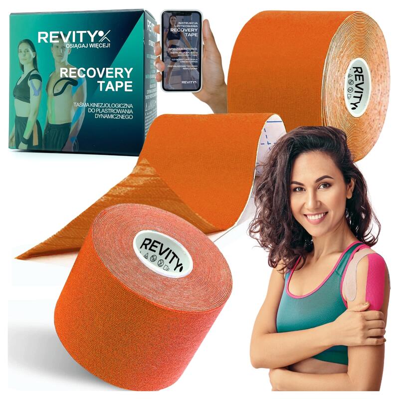 Kinesiology tape 1 szt. 5m Tejpy taśma kinezjologiczna plastry kinesio na kolano