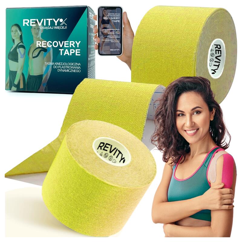 Kinesiology tape 1 szt. 5m Tejpy taśma kinezjologiczna plastry kinesio na kolano