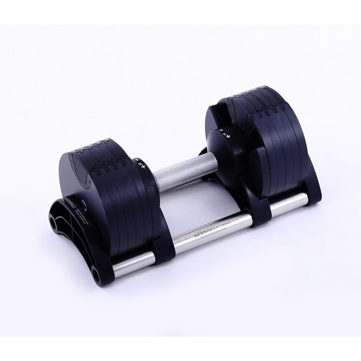 NÜO FLEXBELL 1-Sec Weight Adjustable Dumbbell (Set of 2kg-20kg), 1Pair