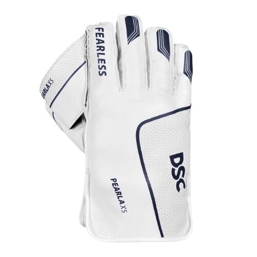 DSC DSC Pearla X5 Wicket Keeping Gloves |Slip Resistant | Padded | Finger Protection
