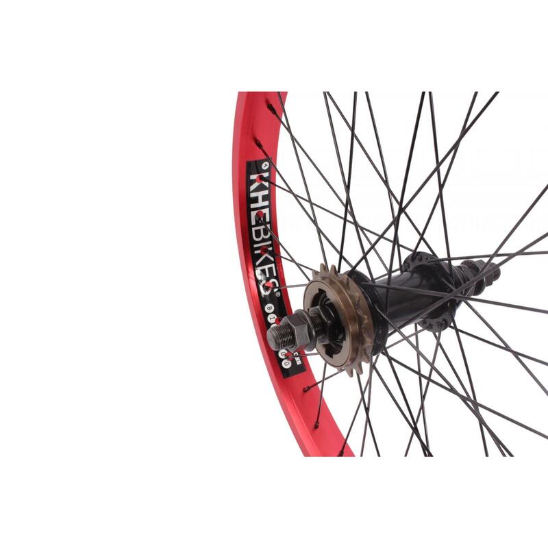 KHEbikes Guidon BMX 20,4 cm avec serrage strié, seulement 812 g, largeur 720 mm rouge
