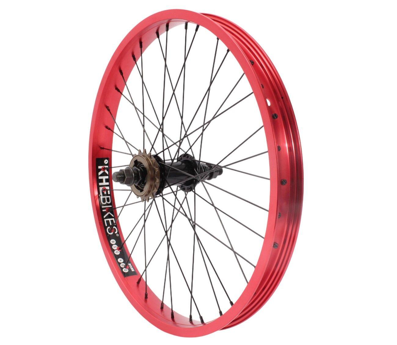 Bmx roda traseira khe prism 20 polegadas vermelho