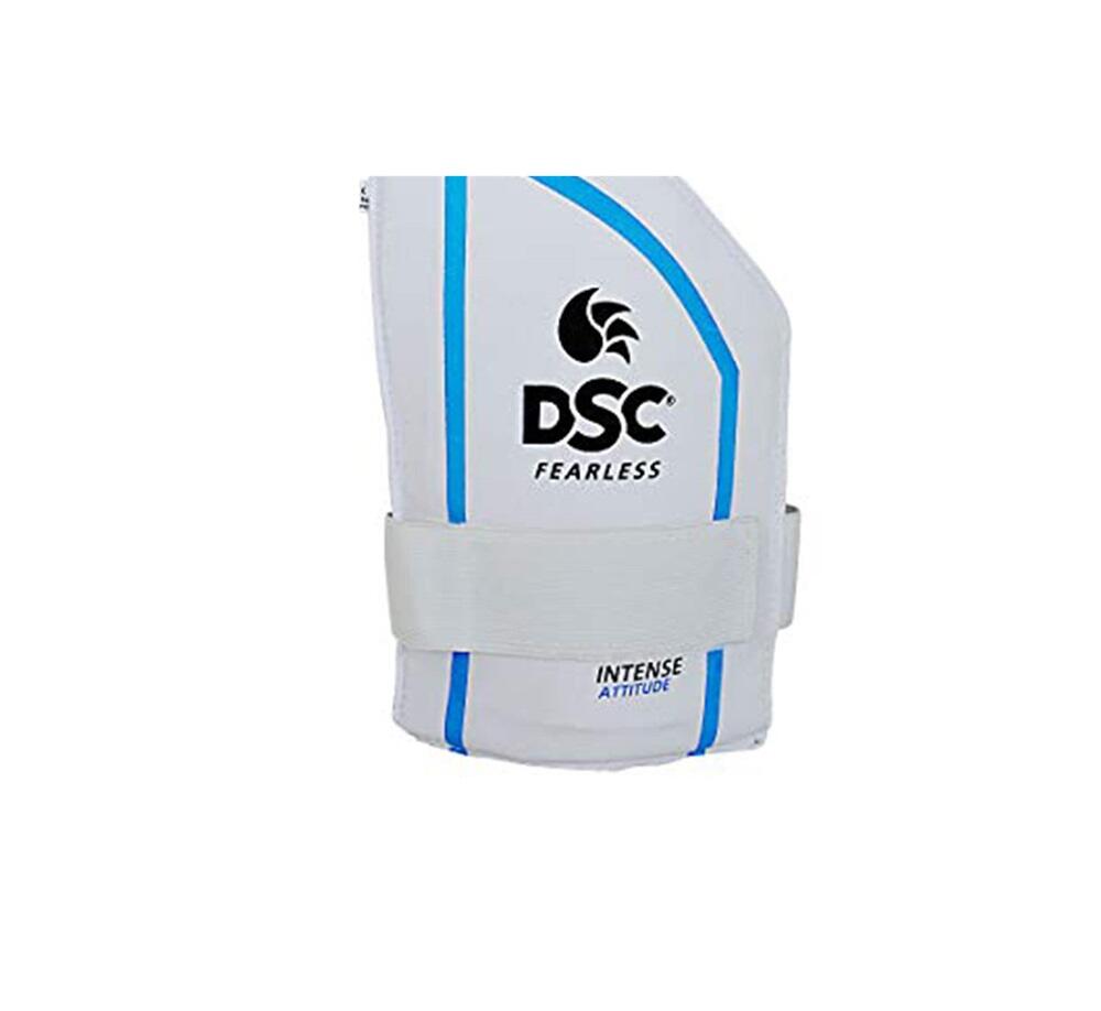 DSC Intense Attitude Cricket Inner Thigh Pad für Herren | Farbe: Weiß, Blau 4/5